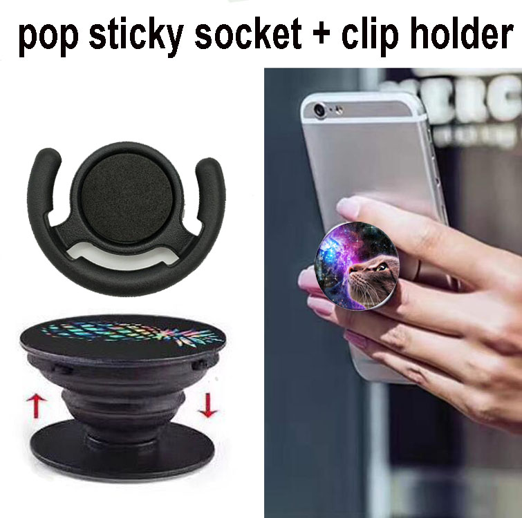 wholesale pop phone socket pop clip phone holder socket