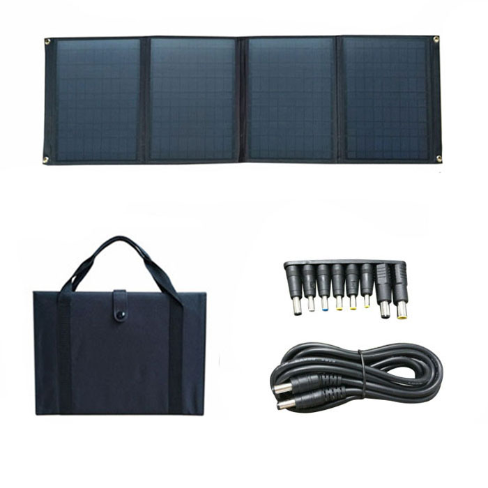 40W Portable Solar Phone Charger Folding Solar Panel ...